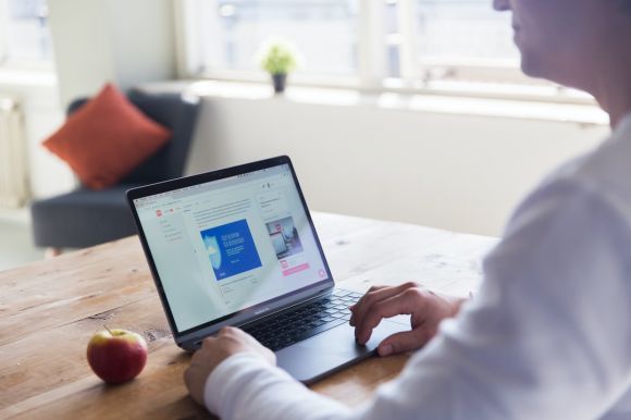 Recruiter - person using macbook pro on table